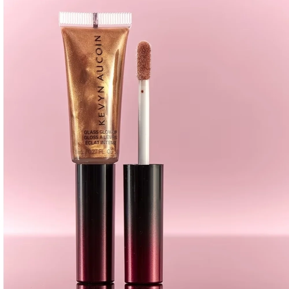 NIB Kevyn Aucoin Glass Glow Lip Gloss - Spectrum Bronze